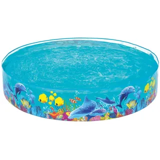 BESTWAY Fill 'N Fun Planschbecken 244 x 46 cm mehrfarbig (55031)