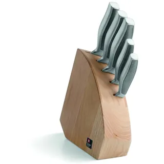 Richardson Sheffield Sense Messerblock 5-tlg. Braun/Grau