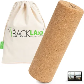 BACKLAxx® Faszienrolle Set aus Kork 1 St braun