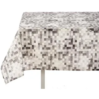 San Ignacio Tischdecke aus Leinen Quad-Kollektion Kinvara 140 x 180 cm Grau