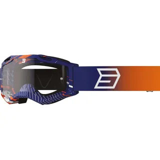 Shot Rocket Kid 2.0 Kinder Motocross Brille, blau-orange