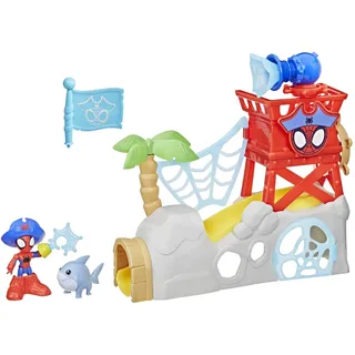 Hasbro Water-Webs Spidey Insel Spielset mit 7,6 cm Spidey Figur