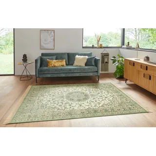 HANSE HOME Nouristan Teppich »Antik Nain«, rechteckig, 5 mm Höhe, mit Fransen, Orient Wohnzimmer, Schlafzimmer, Esszimmer,