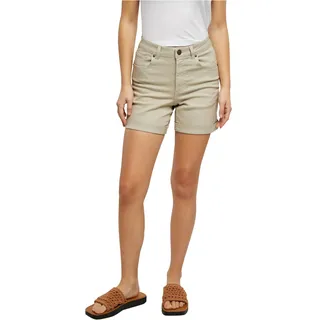 Urban Classics Damen Hose Ladies Colored Strech Denim Shorts softseagrass 31