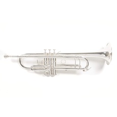 Bild Bb-Trompete TR-403S (Premium Messing-Konstruktion - erweitertes Schallstück - dunkler Klangcharakter - inkl. leichtem Rechtecketui - mit Rucksackgarnitur), versilbert