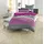 Majoran Gestreift Lila 240 x 220 cm + 2 x 80 x 80 cm