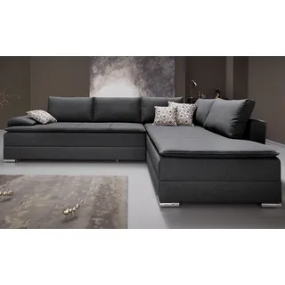 INOSIGN Ecksofa »Night & Day L-Form«, mit Boxspring Bettfunktion 180x200 cm, Dauerschläfer INOSIGN hellgrau