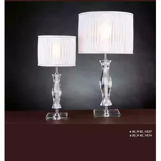 Klassischer Weiße Tischlampe Schreibtisch Lampe Kristall Beleuchtung - Weiß