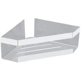 Schöner Wohnen Duschablage , Edelstahlfarben , Metall , eckig , 28.5x8x18 cm , Badaccessoires, Sonstige Badaccessoires