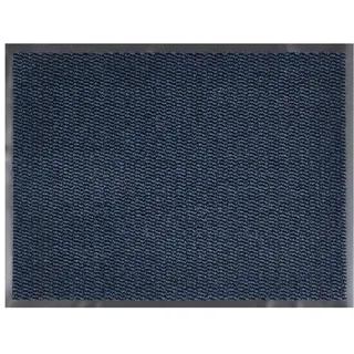 andiamo Fußmatte Easy - Schmutzfangmatte für den Hauseingang - flexibel einsetzbar als Türmatte innen, Fußabtreter im überdachten Außenbereich oder als Schuhmatte 80 x 120 cm Blau