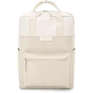 Kapten & Son Rucksack Bergen Sandstone 15 L | Rucksack Damen & Herren Beige | Tagesrucksack mit 14" Laptopfach | vegan & wasserabweisend