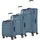 SKAII Koffer-Set 4-tlg. blau/lightblue
