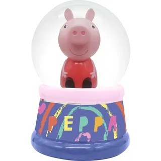 joojee GmbH 14382 Glitzerkugel Peppa Pig, 10 cm