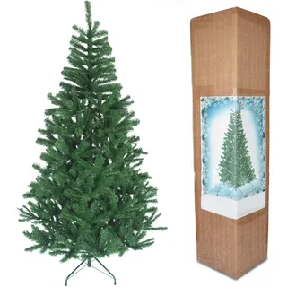 5ft/150cm Künstlichen Weihnachtsbaum Alaskan Pine Grün 350 Spitzen Xmas Home Dekorationen 1,5m, Metallständer