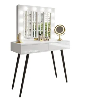 lookway Schminktisch SIENNA LOFT mit Schubladen PUSH OPEN