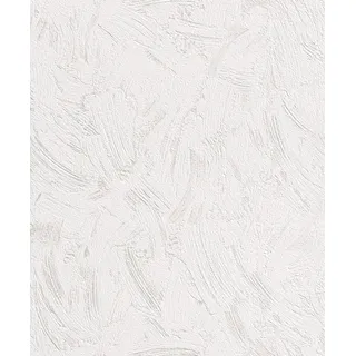 Rasch Textil Vliestapete 10,05 m x 0,53 m 0 g Weiß 483482