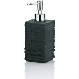 Kela Seifenspender Posidon Polyresin Schwarz
