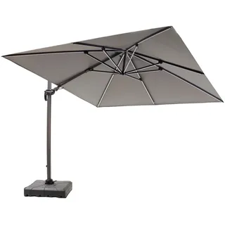 LC Garden Salerno Ampelschirm Grau/Anthrazit