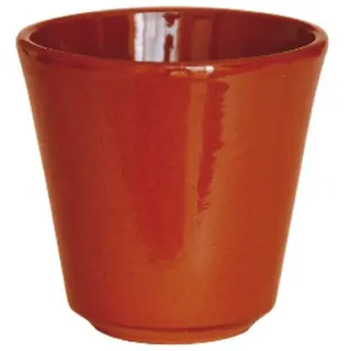 Glas Aus Steingut Ø 8,7X8,7 Cm Rotbraun Keramik - 36 Un.
