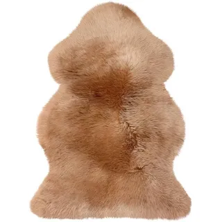 Heitmann-Felle Schaffell 68 x 100 cm Wolle Braun Hellbraun
