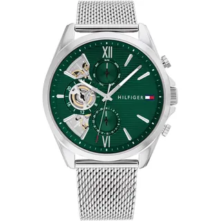 Tommy Hilfiger Multi Zifferblatt Edelstahl-Mesh 40,0 mm 1710647