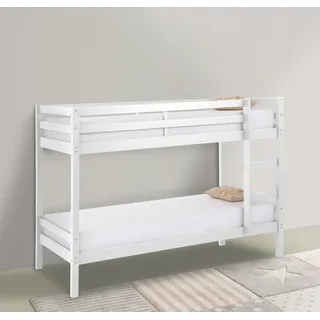 OTTO home Etagenbett Alpi 90 x 190 cm Kiefer massiv weiß
