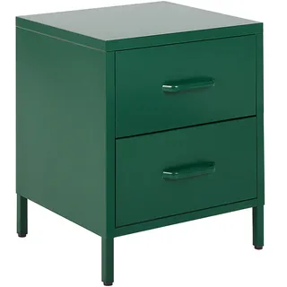 Beliani Nachtschrank Malavi 43 x 40 x 55 cm Grün
