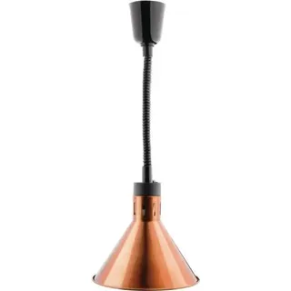 Buffalo ausziehbare konische Wärmelampe mit Kupfer-Finish - Kupfer
