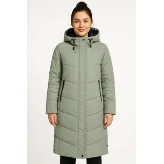 Only Steppmantel ONLY "ONLMAGGI LIFE LONG PUFFER CC OTW", Damen, Gr. S, grün (lilypad), Web, Obermaterial: 100% Polyester, unifarben, regular fit, Mäntel Steppmantel