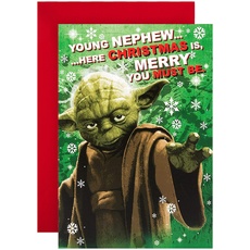 Hallmark Star Wars Weihnachtskarte "Für Neffe", mittelgroß