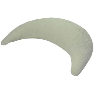 Theraline Stillkissen , Salbeigrün , Textil , 18 l , Füllung: Polystyrol , 140x27 cm , Oeko-Tex® Standard 100 , Bezug abnehmbar, Bezug waschbar, schadstoffgeprüft, mit Reißverschluss , Füttern, Stillen, Stillkissen