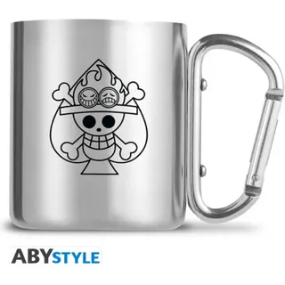 ONE PIECE - Tasse carabiner - Ace & Skull