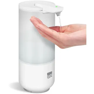 Bernstein automatischer Seifenspender SP1 mit Sensor, berührungslos, 250 ml, Schutzklasse IPX6, Dosierautomatik, Seifenspender weiß