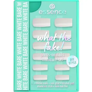 Essence - What the Fake! Press-On Nägel Maniküre-Set 28 Pc weiss