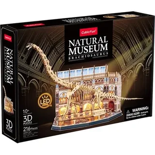 Cubic Fun 3D Holzpuzzle Brachiosaurus LED Dinosaurier Bausatz