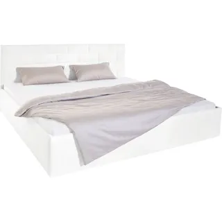 Westfalia Schlafkomfort Polsterbett 200 x 200 cm H3 Weiß