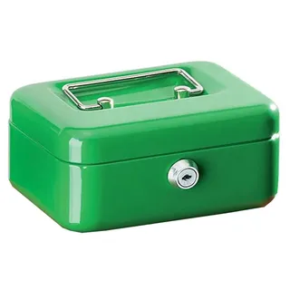 Alco Geldkassette, 195 x 145 x 80 mm, grün