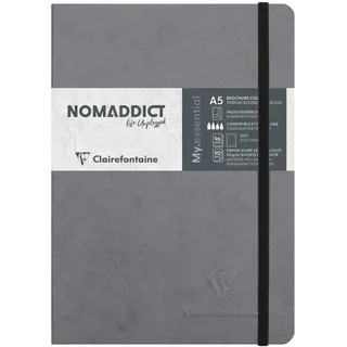 Clairefontaine Notizbuch AgeBag My Essentials A5 grau/dot
