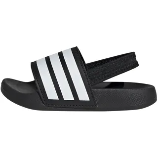 adidas ADILETTE ESTRAP Schwarz - Schwarz