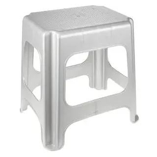 KEEEPER Maxi-Hocker Polypropylen 41 x 33,5 x 42,5 cm Silber