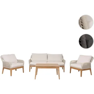 Mendler Gartengarnitur HWC-H56b 7-tlg. Beige