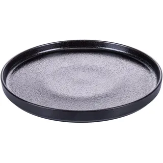 Set mit 6 Obsttellern aus Steingut, Horeca Black