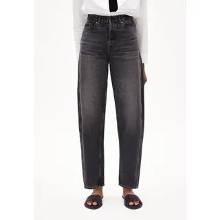 BAARELL HIGH WAIST BARREL JEANS | Barrel Jeans recycelte Baumwolle - schwarz (29-32)