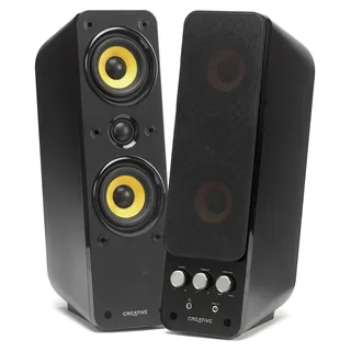 Creative Labs GigaWorks T40 Series II, PC, Tischplatte/Bücherregal, 32 W, 50 - 20000 Hz, 2 m, Windows 7/Vista - Schwarz