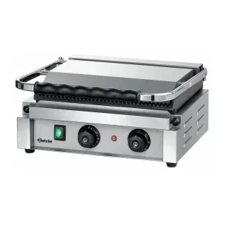 Bartscher Kontaktgrill "Panini-T" 1R, Grill mit großer Grillfläche, 1 Stück