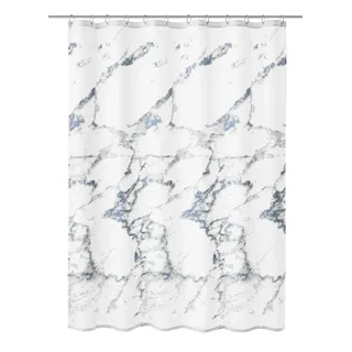 KLEINE WOLKE Duschvorhang Marble 180 x 200 cm anthrazit