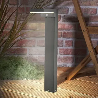 esotec Solar Wegeleuchte Stella mit Bewegungssenor H=80cm IP44 outdoor 102936 - Schwarz