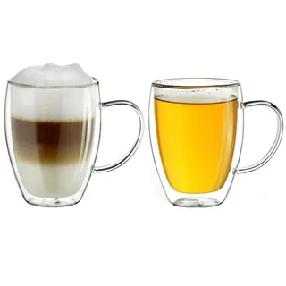 Creano Teeglas doppelwandig 0,4 l 2 St.