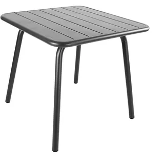 CREVICOSTA QUALITY MARK MARCAS DE CALIDAD Tisch/Lounge Luxe Porto Aluminium (Anthrazit, Tisch 80 x 80 cm)