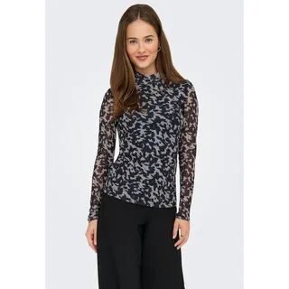 Only Damen, Onlerica Life Mesh L/S Top JRS Noos, Blue graphite S,